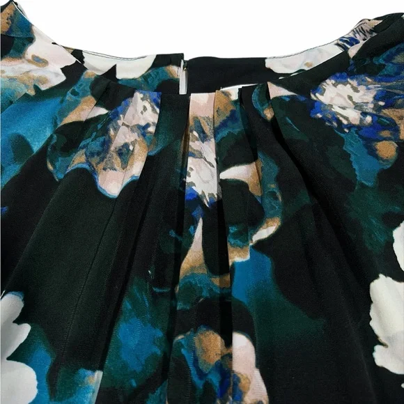 Calvin Klein Women's Floral Print Sleeveless Blouse L - Picture 8 of 10